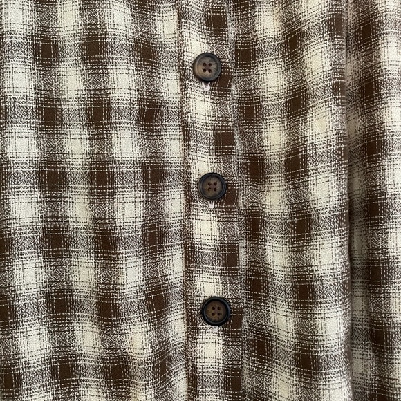 ISO Christy Dawn Ida Skirt, Cocoa Plaid - Picture 3 of 3